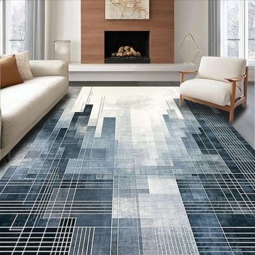 ODIKA Flatwoven High Traffic Area Rug 5x7, Urban with Layered