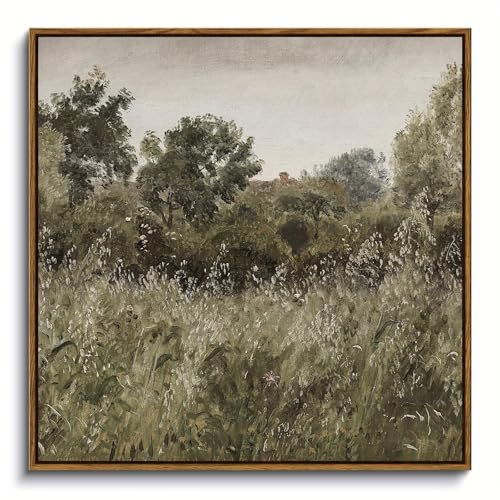 Peinture de prairie champ d'avoine pour illuminer un salon manque de lumière