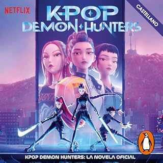 Diseño de la portada del título KPop Demon Hunters: la novela oficial (castellano)