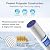 Purevua 2-Pack 20" x 4.5" Pleated Sediment Water Filter Cartridge, 20 Micron High Flow Whole House Water Filter Replacement for Well Water, Compatible with ECP20-20BB, SPC-45-2020