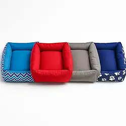 Cama Pet Tamanho G – Caminha para Cachorros e Gatos de Porte Grande e Raças Grandes – 1 Unidade – Confortável, Macia, Resistente, Lavável e Higiênica com Zíper – Cores Neutras Sortidas Unissex