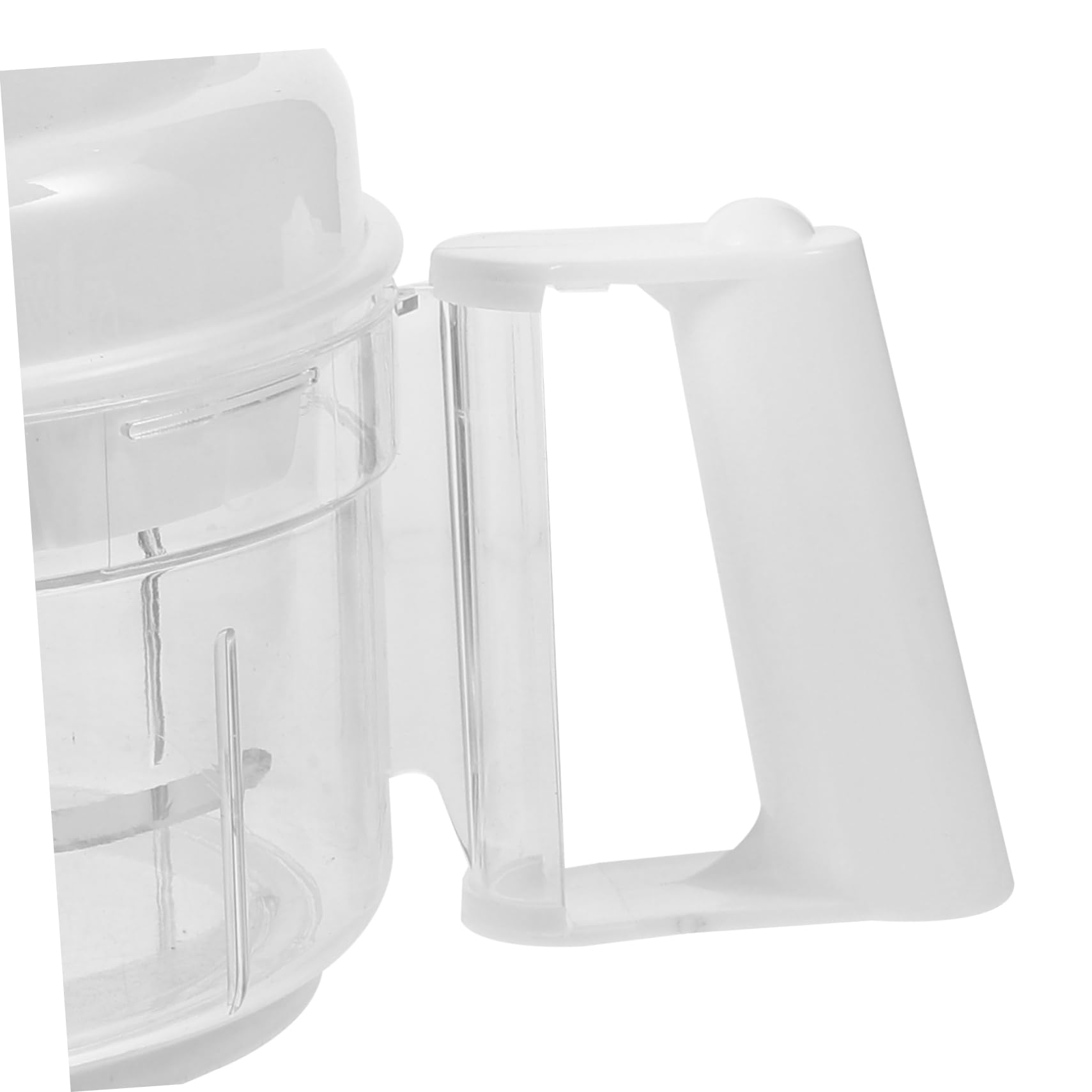 GRIRIW Manual Food Processor Hand Crank Vegetable Slicer Blender for Baby Kids Stainless Steel for Meat Fruits Random Color