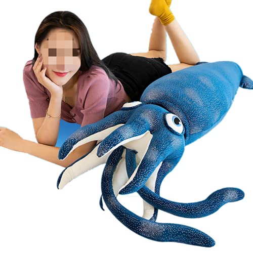 Xiyuan The Giant Squid Plush Stuffed Animal Toy ，Plush Toy, (31.5 Inches /80 Cm) Ocean Animalspillow,Squid Pillow #TOP6