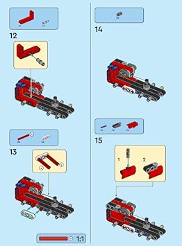 LEGO Technic Mini Set: Firetruck Fire Engine (80 pcs) Ages 7+
