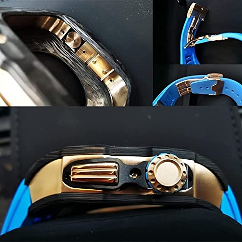 Kit boîtier carbone Apple Watch 45mm contre les rayures