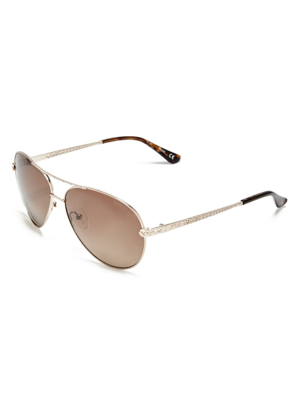 GUESS Unisex Adults’ GU7470 32H 60 Sunglasses, Gold (Oro/Marrone Polar)