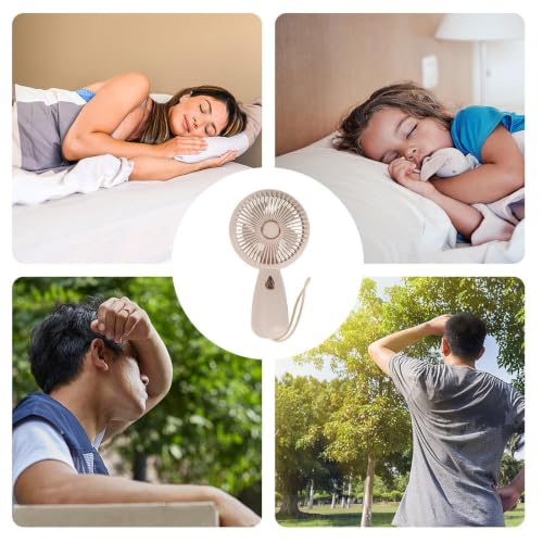 Mini ventilador de mano recargable USB para solucionar los sofocos del verano 5