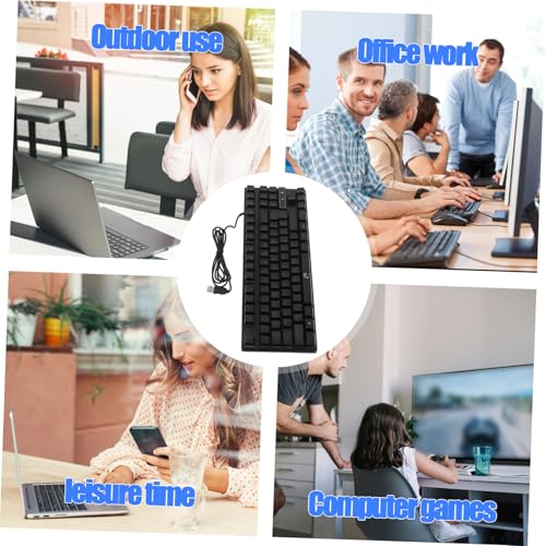 Clavier mécanique touches pour jeu avec rétroéclairage pour PC et ordinateur portable
