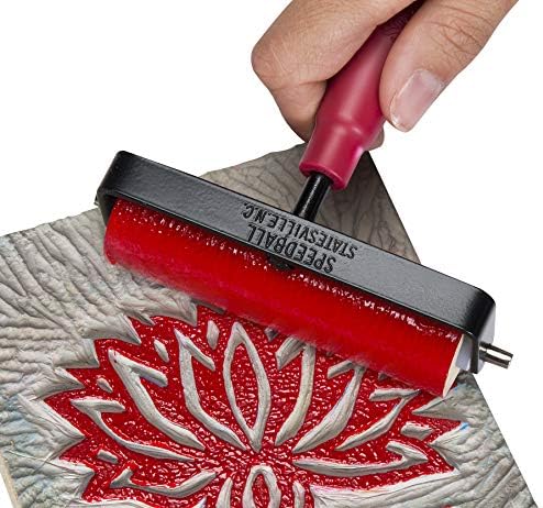 Speedball Deluxe Soft Rubber Brayer, 4-Inch