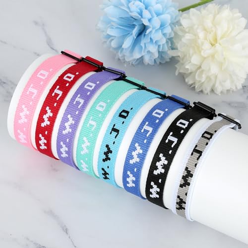 6PCS WWJD Bracelet for Women Men, Christian Gifts Wristbands, WWJD Rubber Bracelets - What Would Jesus Do Bracelet4