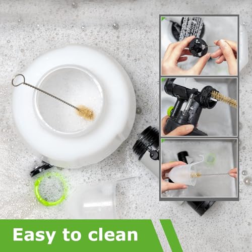 PHALANX Upgraded Paint Sprayer, Max Sprayer 150DIN-S HVLP Electric Spray Paint Gun with 10FT Air House,4 Nozzle Sizes & 3 Patterns,Suitable for Furniture,Floors,Outdoor Wall,Cabinets,DIY - Thumbnail 6