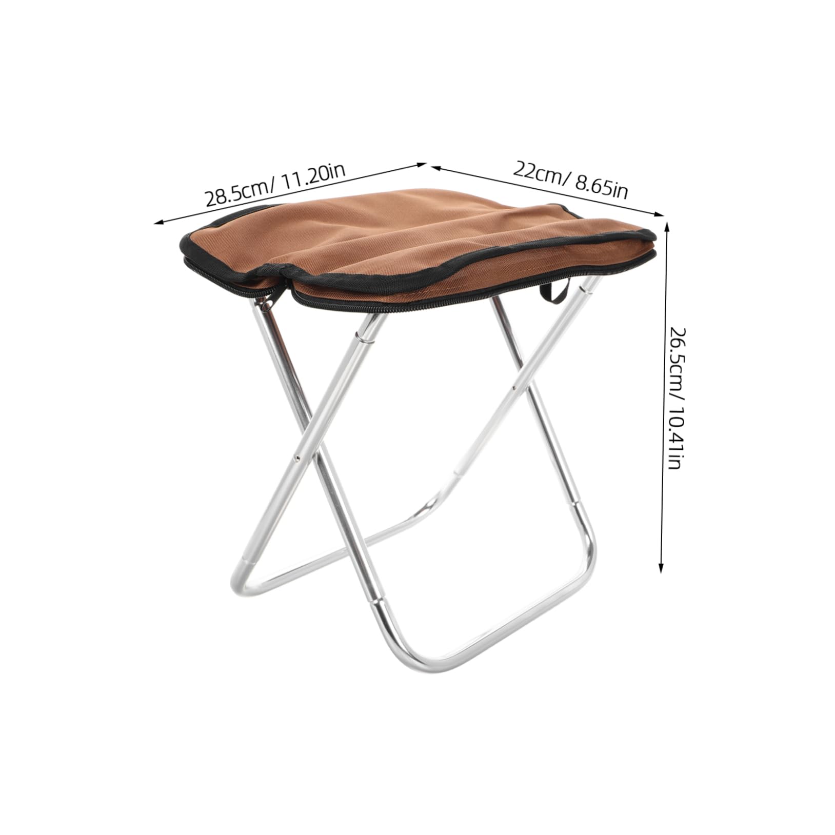 POPETPOP Portable Folding Stool Ultralight Collapsible Chair for Camping Travel Space Saving Design Easy to Carry Multi Purpose Outdoor Use Durable and Lightweight