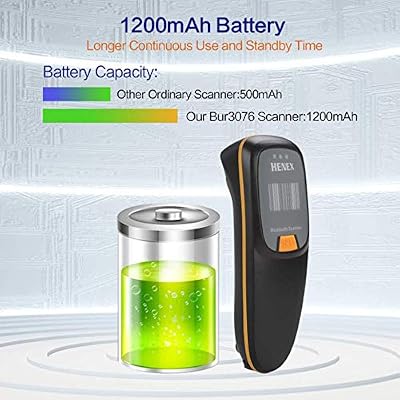 Mini Bluetooth Barcode Reader Portable Wireless 2.4G Barcode Scanners 3-in-1 Bar Code Scanner Supports Reading 1D&2D QR Codes, with Offline Storage Function Upload Function(Black)