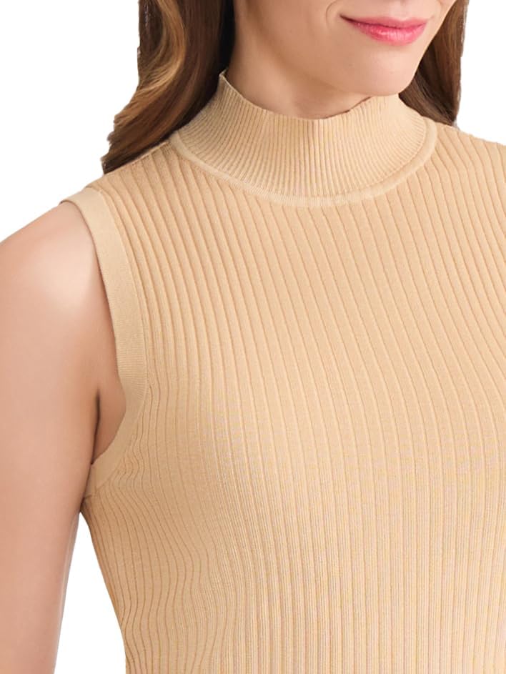 Jones New York プルオーバーセーターSleeveless Ribbed Knit Tank Topレディース