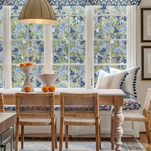 funlife - Película decorativa vegetal con efecto arco iris - Película electrostática para acristalamiento irónico - Hojas azul acuarela 43 x 100 cm | Ya disponible en tu tienda friki favorita! En mundofriki.es! funlife - Película decorativa vegetal con efecto arco iris - Película electrostática para acristalamiento irónico - Hojas azul acuarela 43 x 100 cm | Ya disponible en tu tienda friki favorita! En mundofriki.es!