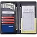 5" x 9" Big Waiter Book Server Wallet Server Pads Waitress book Long Restaurant Waitstaff Organizer, Guest Check Book Holder Money Pocket Big Size(Black)