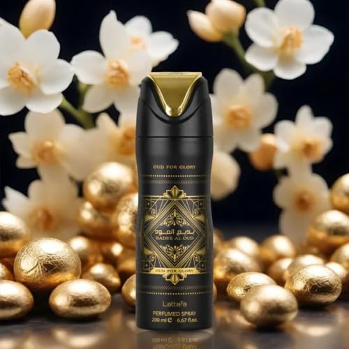 Spray Corporal Árabe Bade'e Al Oud For Glory Lattafa 200ml