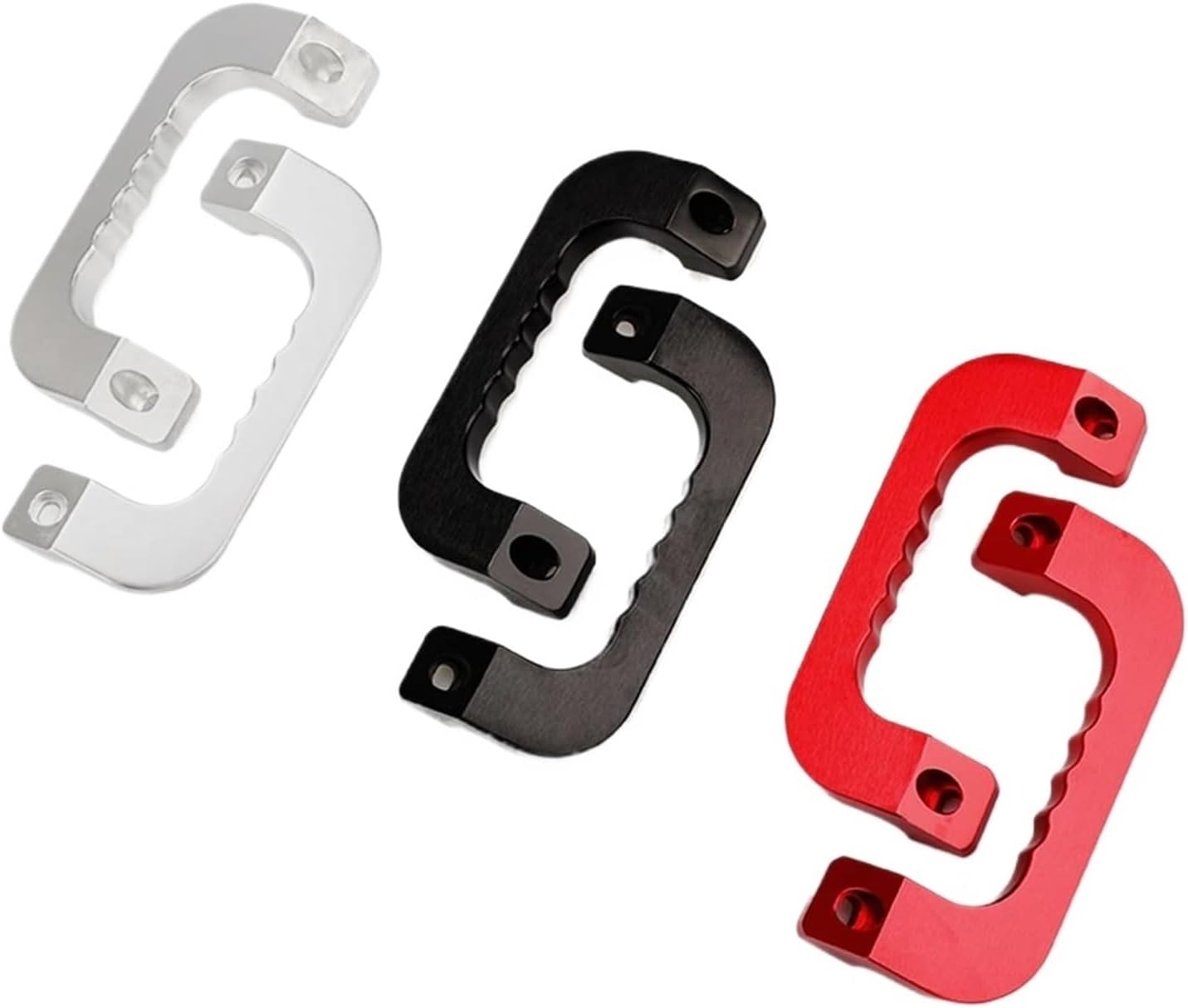 Aluminum Interior Pull Car Grab Roof Handle Fit for Toyota Hiace 05-18(Silver)