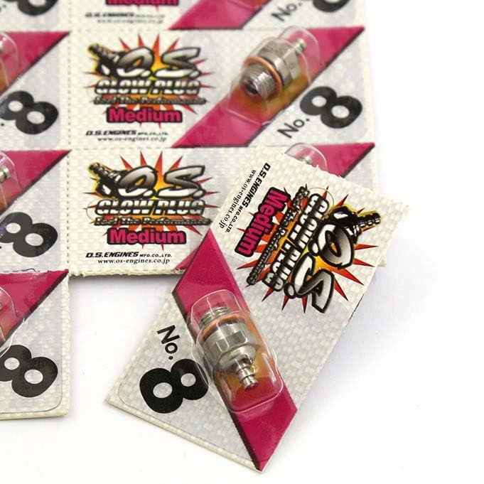 12pcs O.S. 71608001 Spark Glow Plug NO.8 OS #8 for Nitro Engine RC Car Airplane