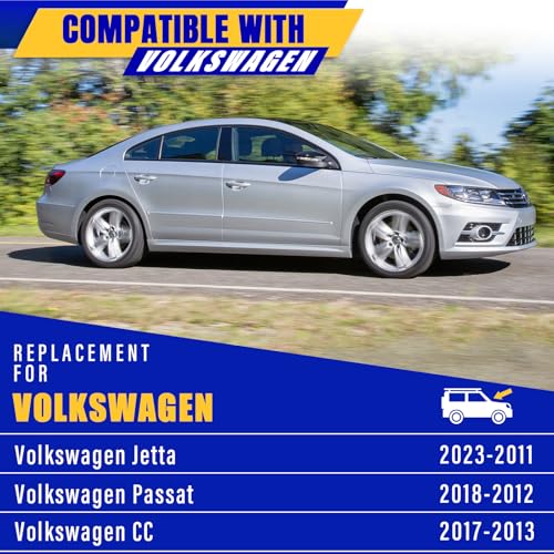 Image of 24 inch 19 inch Front Windshield Wiper blades Replacement for VW Volkswagen Jetta 2011-2023,Passat 2012-2018,Volkswagen CC 2013-2017,Premium All-Season Replacement Automotive Windshield Wipers