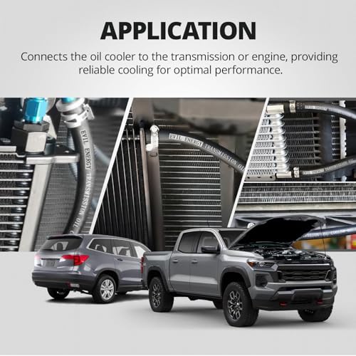 EVIL ENERGY 3/8" Transmission Cooler Hose 20FT, SAE J1532 250 PSI Power Steering Hose for Transmission, Engine & Hydraulic Oil Cooling Systems by EVIL ENERGY - Used condition - Image 6
