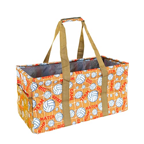 Image of Extra Large Utility Tote Bag - Oversized Collapsible Pool Beach Canvas Basket