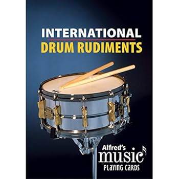 Paperback Alfred's Music Playing Cards -- International Drum Rudiments: 1 Pack, Card Deck Book