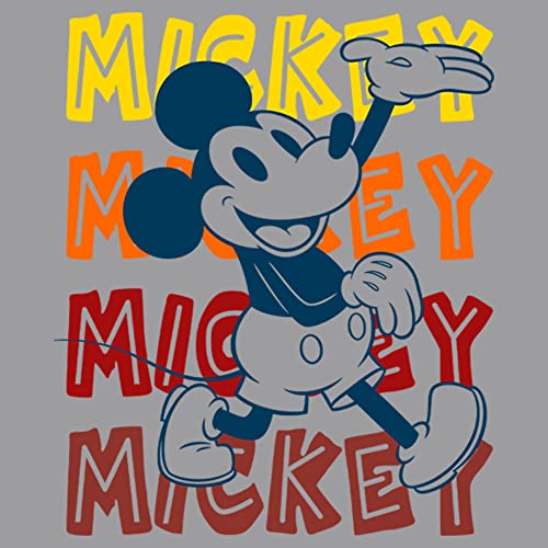 Disney Characters Hipster Mickey Girl's Solid Crew Tee2