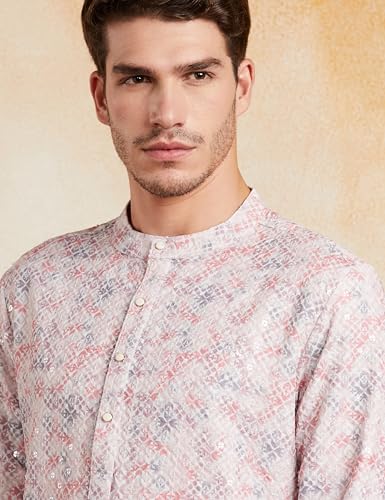 Image of Symbol Premium Men's Embroidery Sequined Long Kurta