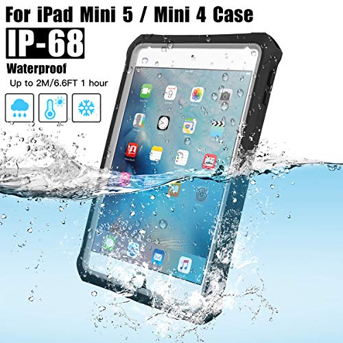 Ipad Mini 4 Waterproof Case/Ipad Mini 5 Waterproof Case,Aicase High Touch Sensitivity Id Ip68 360 Degree Shockproof Protective Cover With Kickstand For Ipad Mini 5/Ipad Mini 4 #TOP1