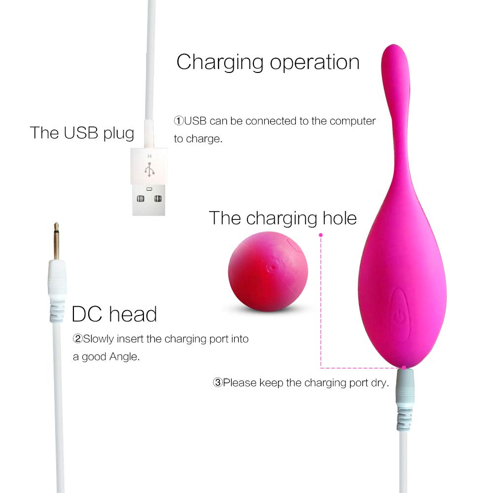 Sfera Vaginale Telecomandata Intelligente, Contrazione Perineale Di Kegel 8 Vibrazione Di Frequenza, Esercizio Di Muscolo Della Vescica Di Pratica Di Yoga Postpartum, Ricarica USB,