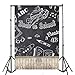 Laeacco 3x5ft Back to School Backdrop Vintage Wood Floor Rustic Blackboard Photography Background Chalk Letters Back to School Theme Party Decoration Banner Classroom Students Portrait Photo Studio