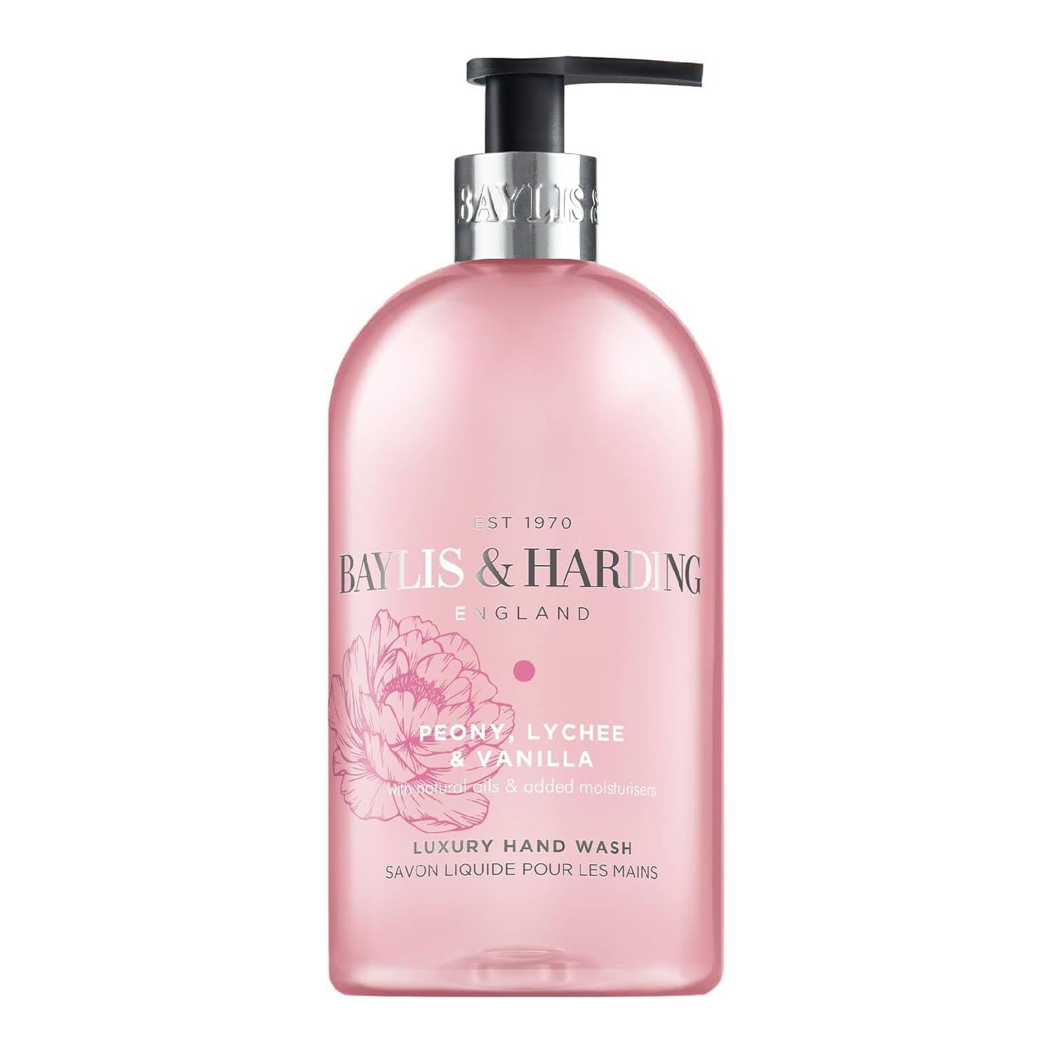 Baylis & Harding Peony, Lychee & Vanilla Luxury Hand Wash, 500ml