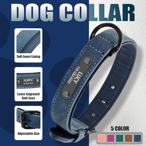 PU Leather Dog Collar Custom