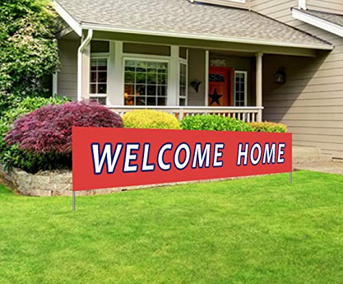 Large Welcome Home Banner | Back Home Welcome Sign | Extra Large Homecoming Party Decorations