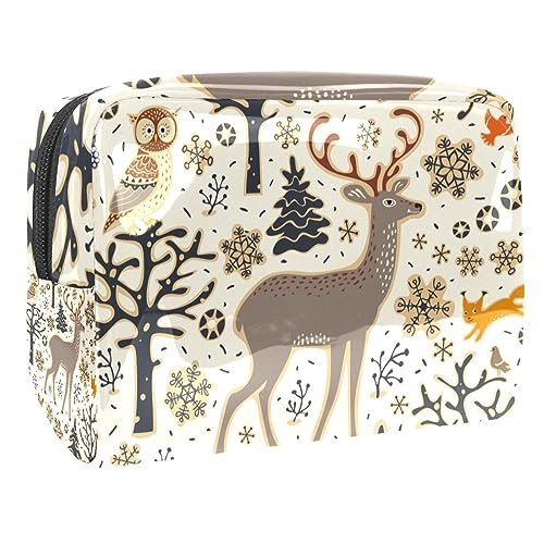 Sac de maquillage pour le voyage à motif forêt lors de vos déplacements