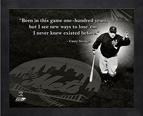 Casey Stengel New York Mets ProQuotes Photo (Size: 12" x 15") Framed