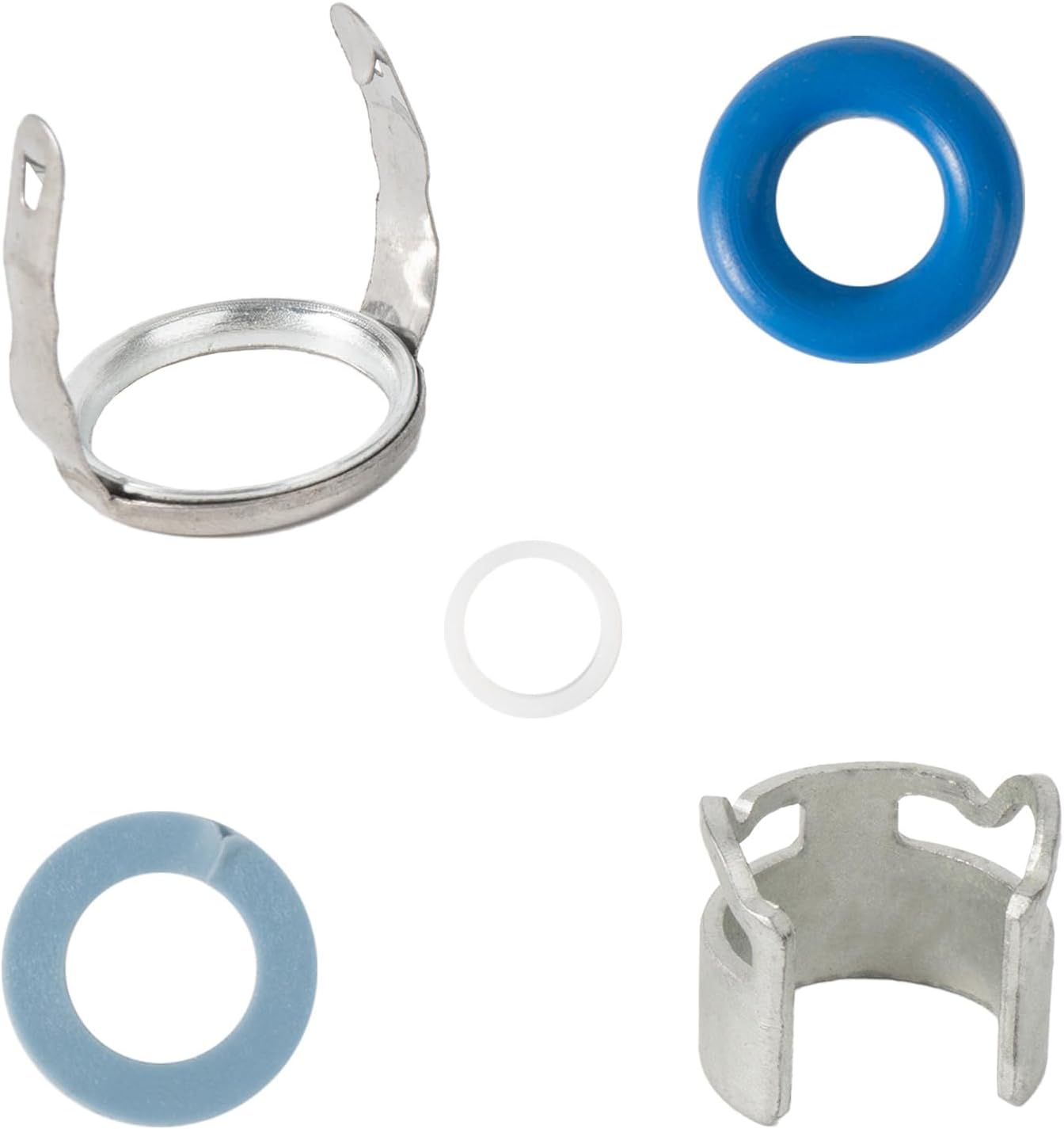 06D998907 Fuel Injector Seal O Ring Compatible with Volkswagen Jetta 2006-2007 2.0L,Passat 2006-2009 2.0L,Golf 2012-2013 2.0L,Tiguan 2009 2.0L,Cc 2009 2.0L,GTI 2006-2007 2.0L,Eos 2007-2008 2.0L.
