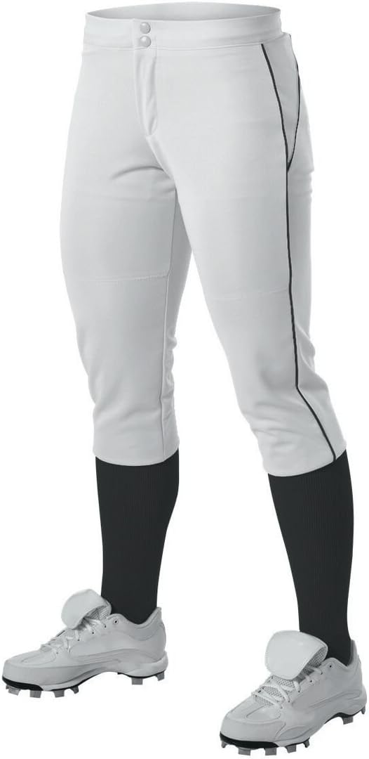 Alleson Athletic Girls Fast Pitch Softball Pants with Belt Loops