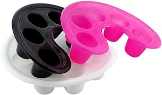 3pcs Pink/White/Black Manicure Bowl Nail Polish Remove Soaker Bowl Acrylic Nail Treatment Remover Finger Bowl (set-1)