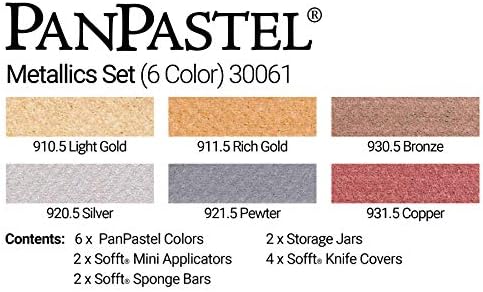 PanPastel Set of 6 Metallic Pastel Paints
