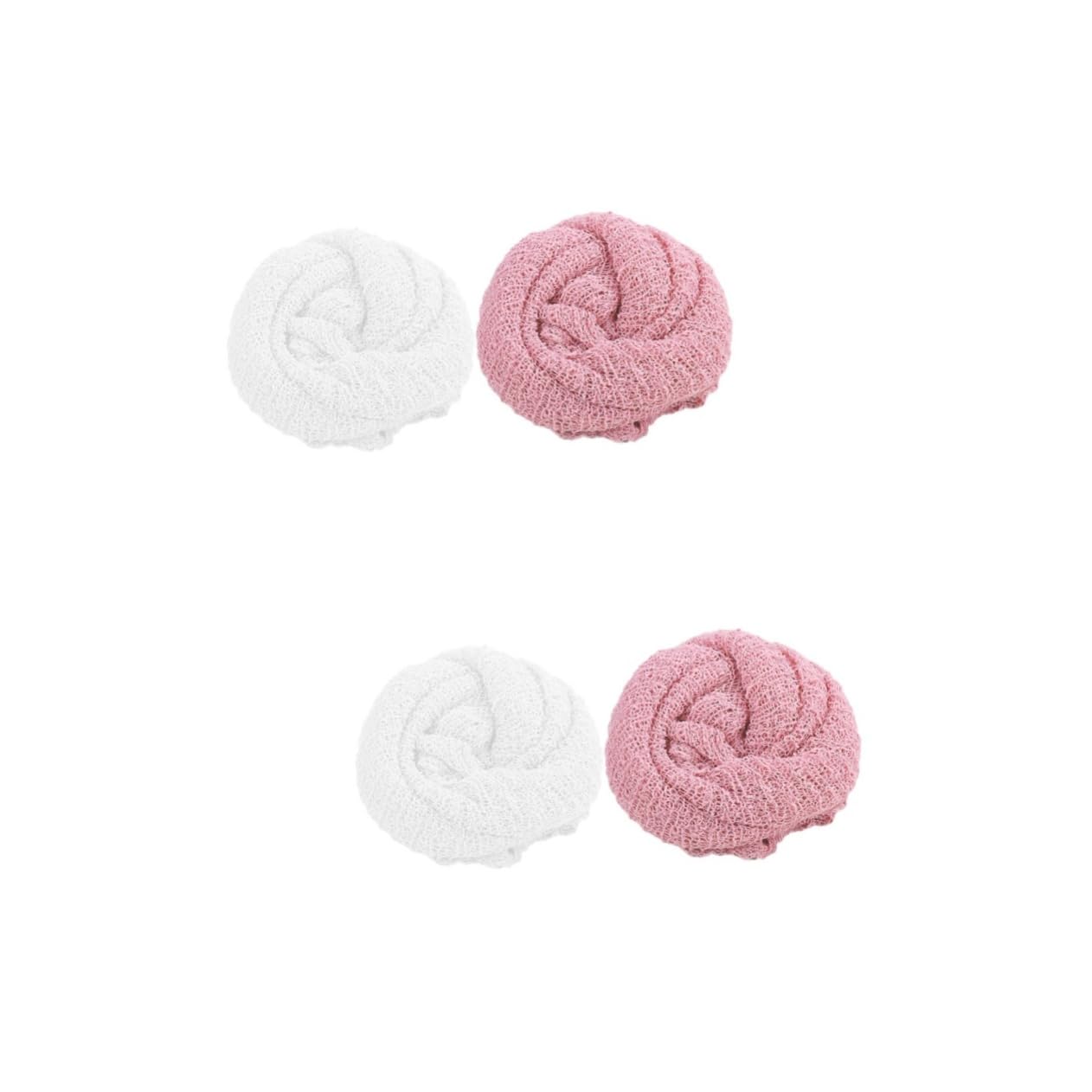 YARNOW 2 Set Coperta Appena Nata Involucro Fotografico Per Neonati Neonato Coperta Fotografica Infantile Fasciatura Del Coperta Avvolgente Panni Da Bagno Per 2 Pezzi*2