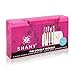 SHANY Makeup Brushes THE DOUBLE TROUBLE - 5 PC Double Sided Essential Makeup Brush Set with Travel Pouch - Travel Size Make up Brush Set