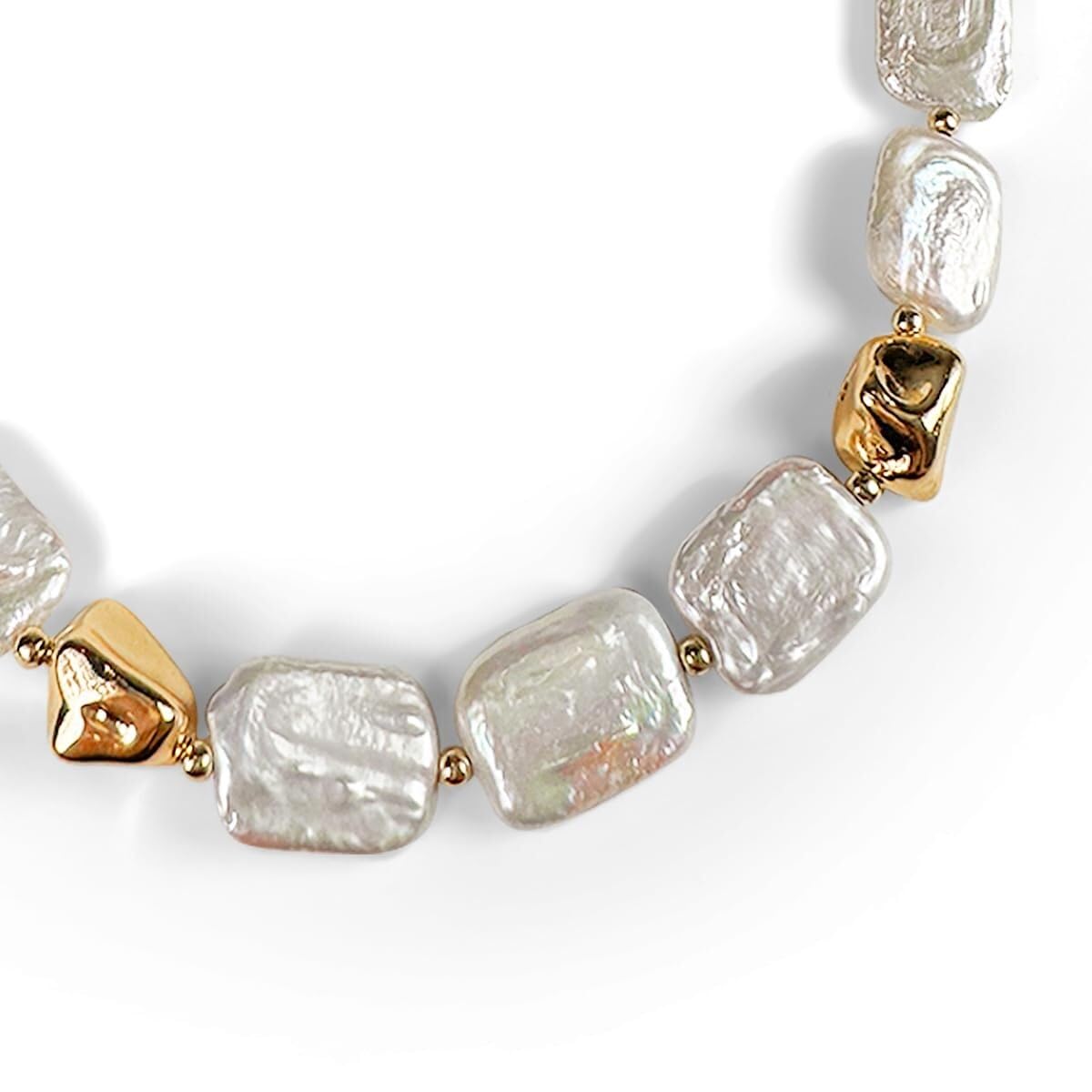 Collana di Perle Accessori di Abbigliamento Collana Di Perle Barocche Da Donna Collana Di Perle Irregolari Collana Di Gioielli Gioielli per le Donne