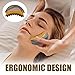 Lymphatic Contour Face Brush Drainage Massager Dry Sculpting Gua Sha Facial Depuffer Tool Massage Skin Lifting Beauty Appliance (2Pcs)