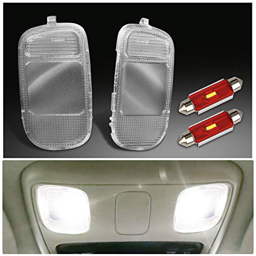 Cubierta de luz interior de consola con LED blancos para Dodge Ram 1500 2500 3500 2002-2009