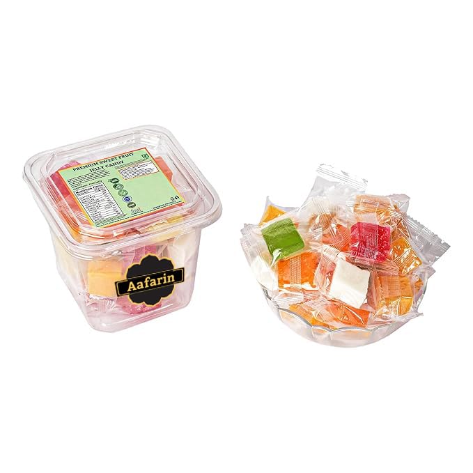 AAFARIN Premium Sweet Fruit Jelly Candy 500g | Soft & Chewy | Natural Fruit Flavors | Perfect for Kids, Parties & On-the-Go Snacking 2