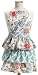 Produktbild DII Blue Ikat Flowers Gastronomie-Schürze, Baumwolle, Mehrfarbig, 40 Hem by 28-Inch Length