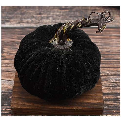MeiYeAE Zucca decorativa per Halloween, in velluto...