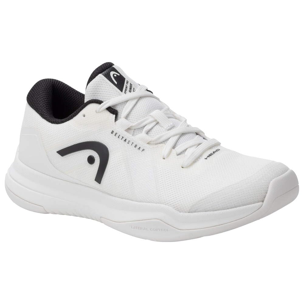 HEAD Hallenschuhe Sprint Pro 4.0 Carpet Junior Kinder-Tennisschuh, weiß/schwarz